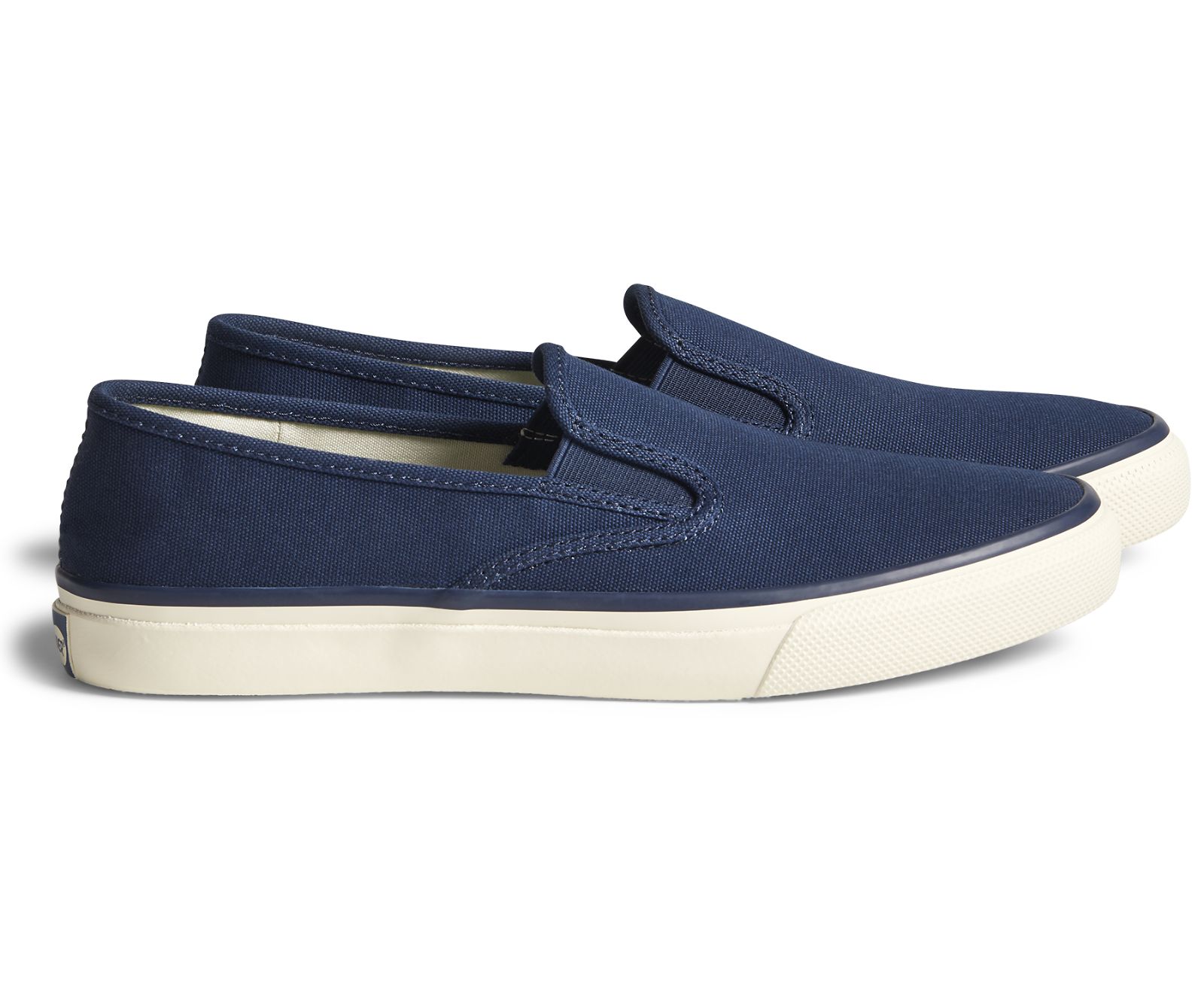 Unisex Unisex Cloud Slip On Deck Sneaker - Navy - Click Image to Close