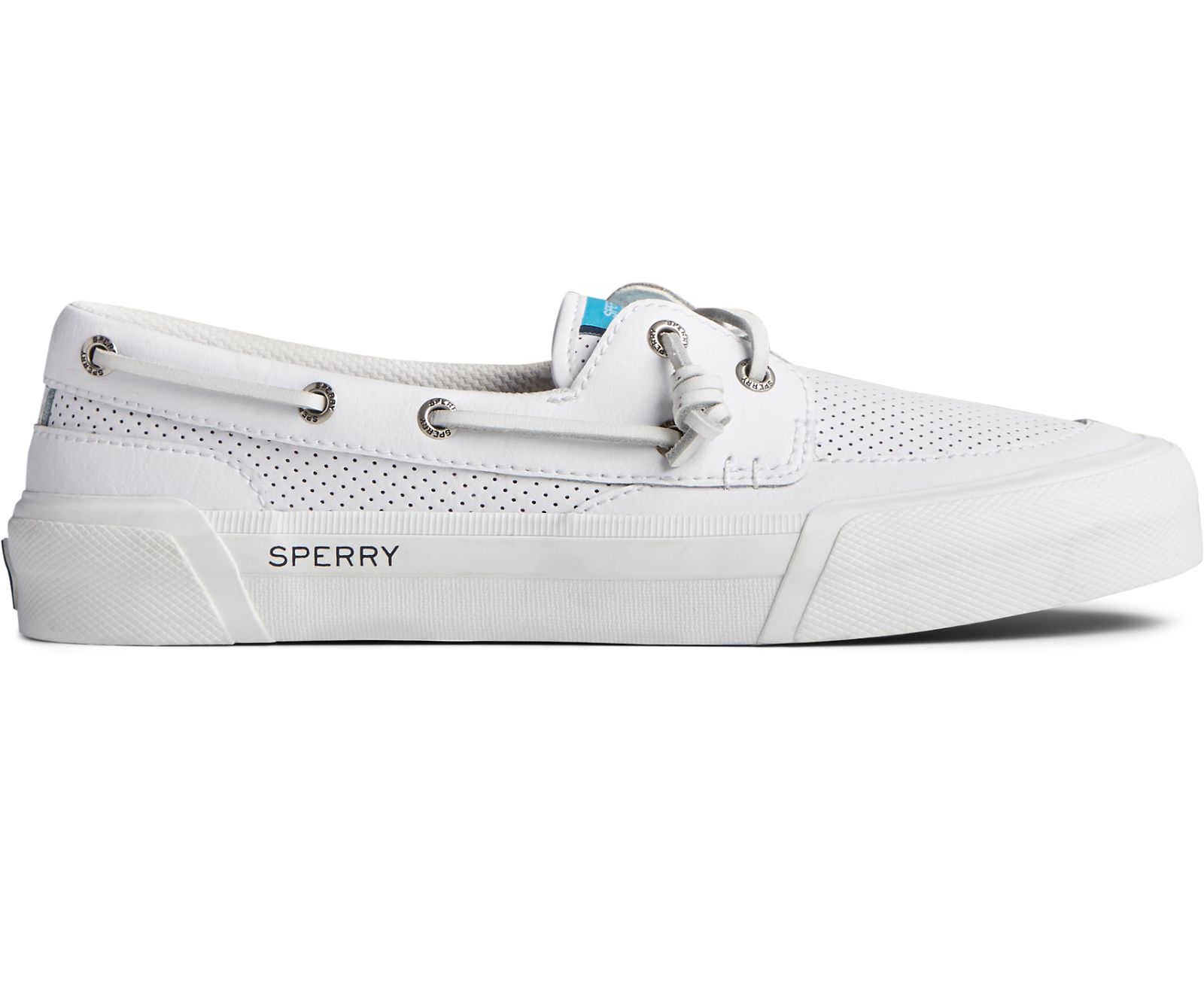 Women's Soletide 2-Eye Sneaker - White - Click Image to Close