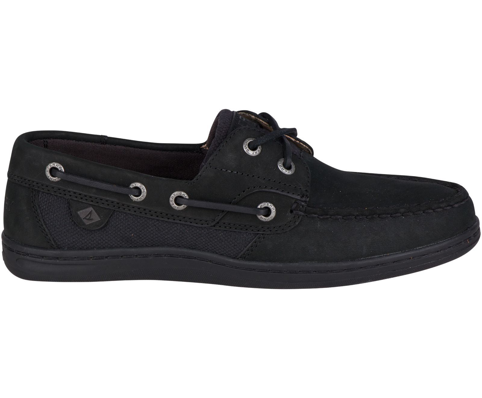 Women's Koifish Boat Shoe - Black - Click Image to Close