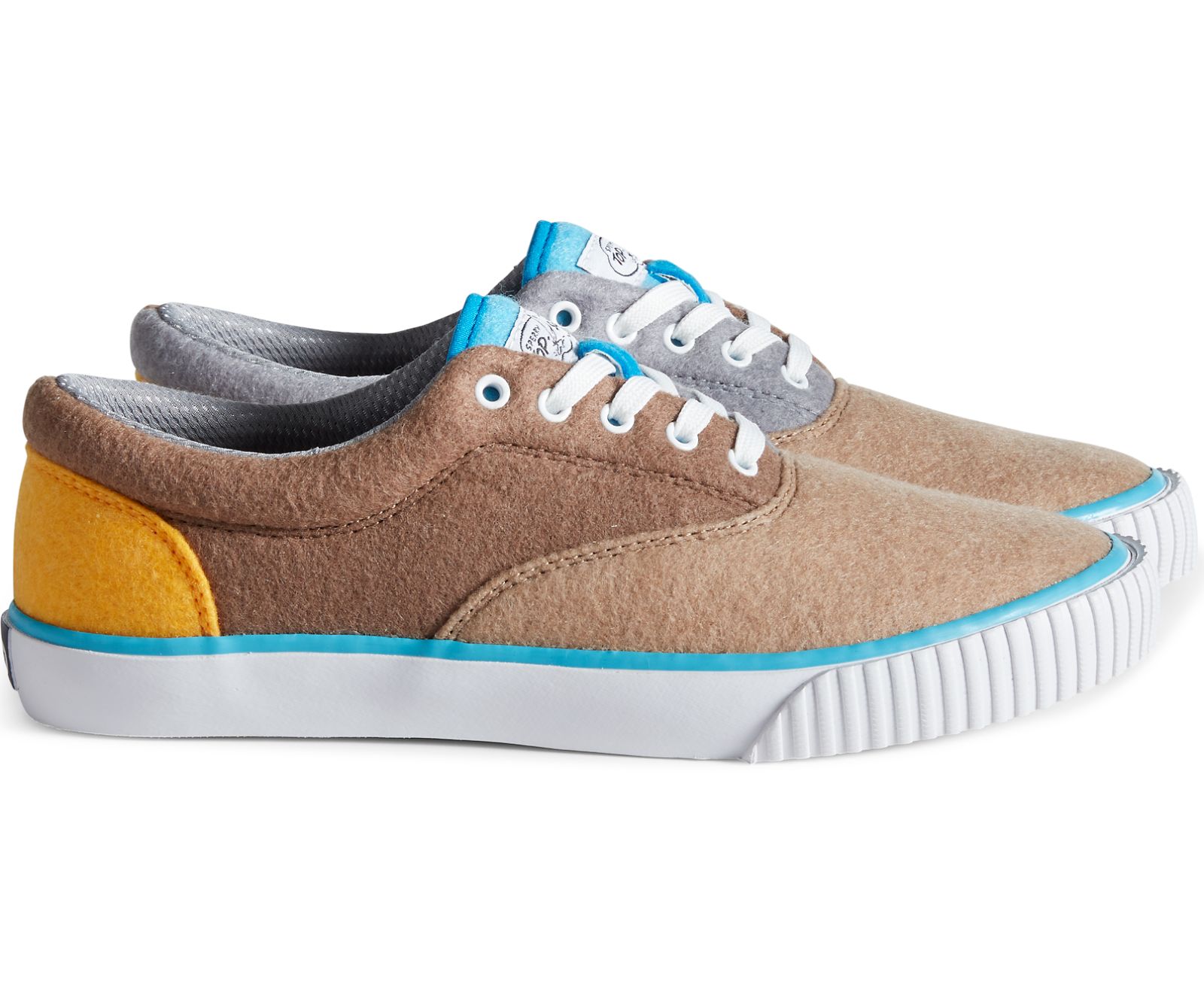 Unisex Cloud CVO PETT Felt Padded Sneaker - Tan Multi