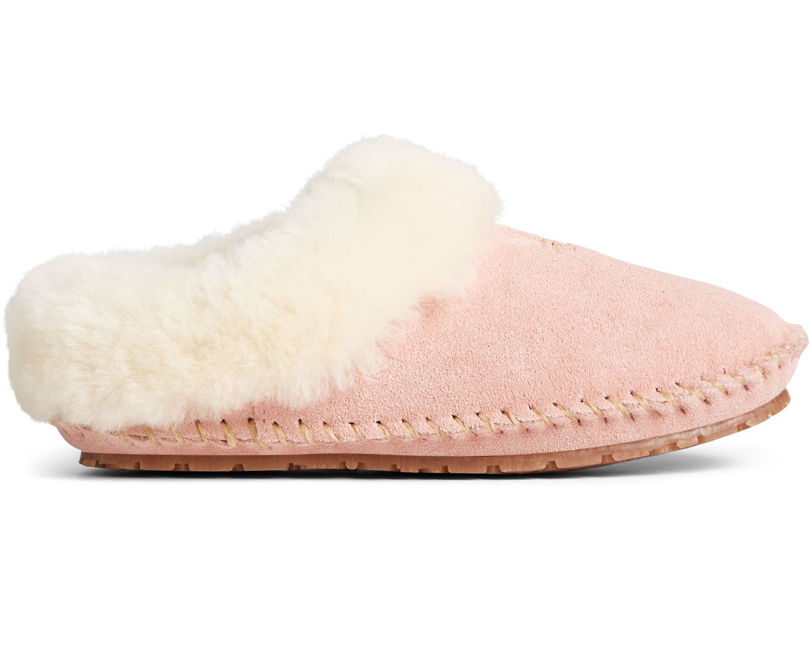 Women's Shearling Clog Slipper - Blush