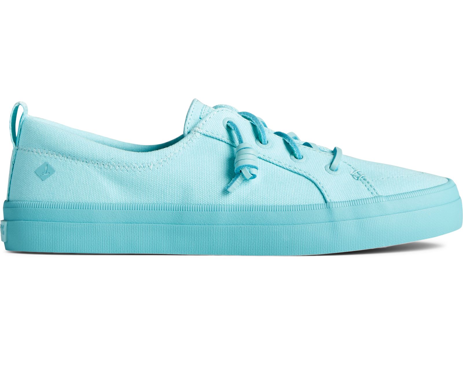 Women's Crest Vibe Pastel Textile Sneaker - Blue - Click Image to Close