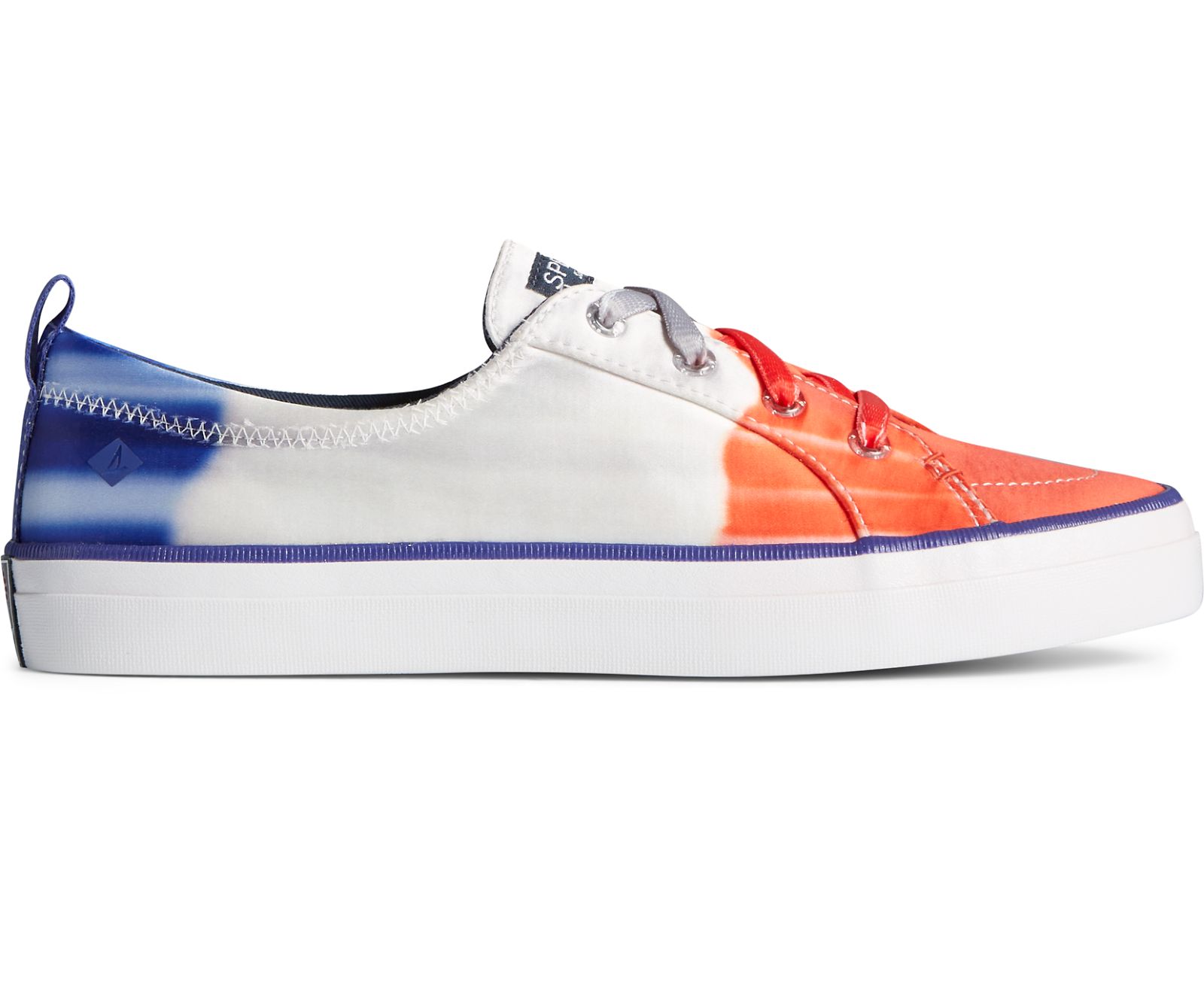 Women's Sperry x Popsicle® Firecracker® Crest Vibe Sneaker - RWB Firecracker - Click Image to Close