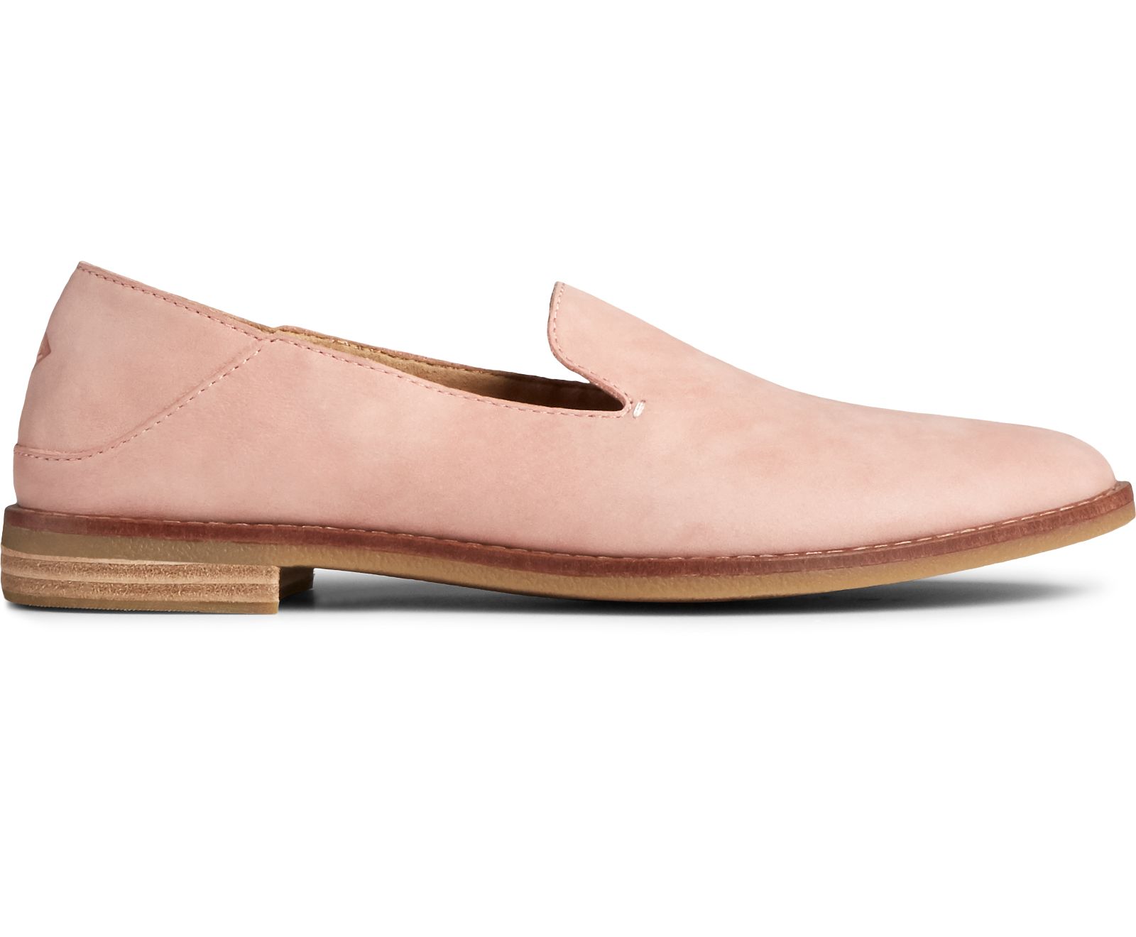 Women's Seaport Levy Starlight Leather Loafer - Blush - Click Image to Close