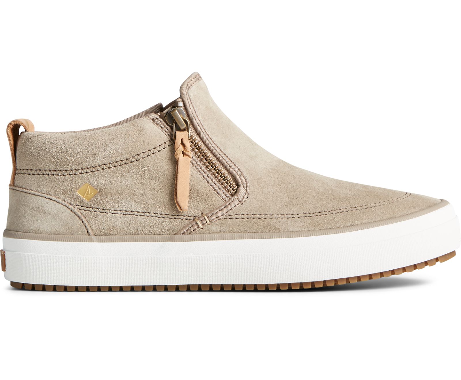 Women's Crest Lug Suede Chukka - Taupe - Click Image to Close