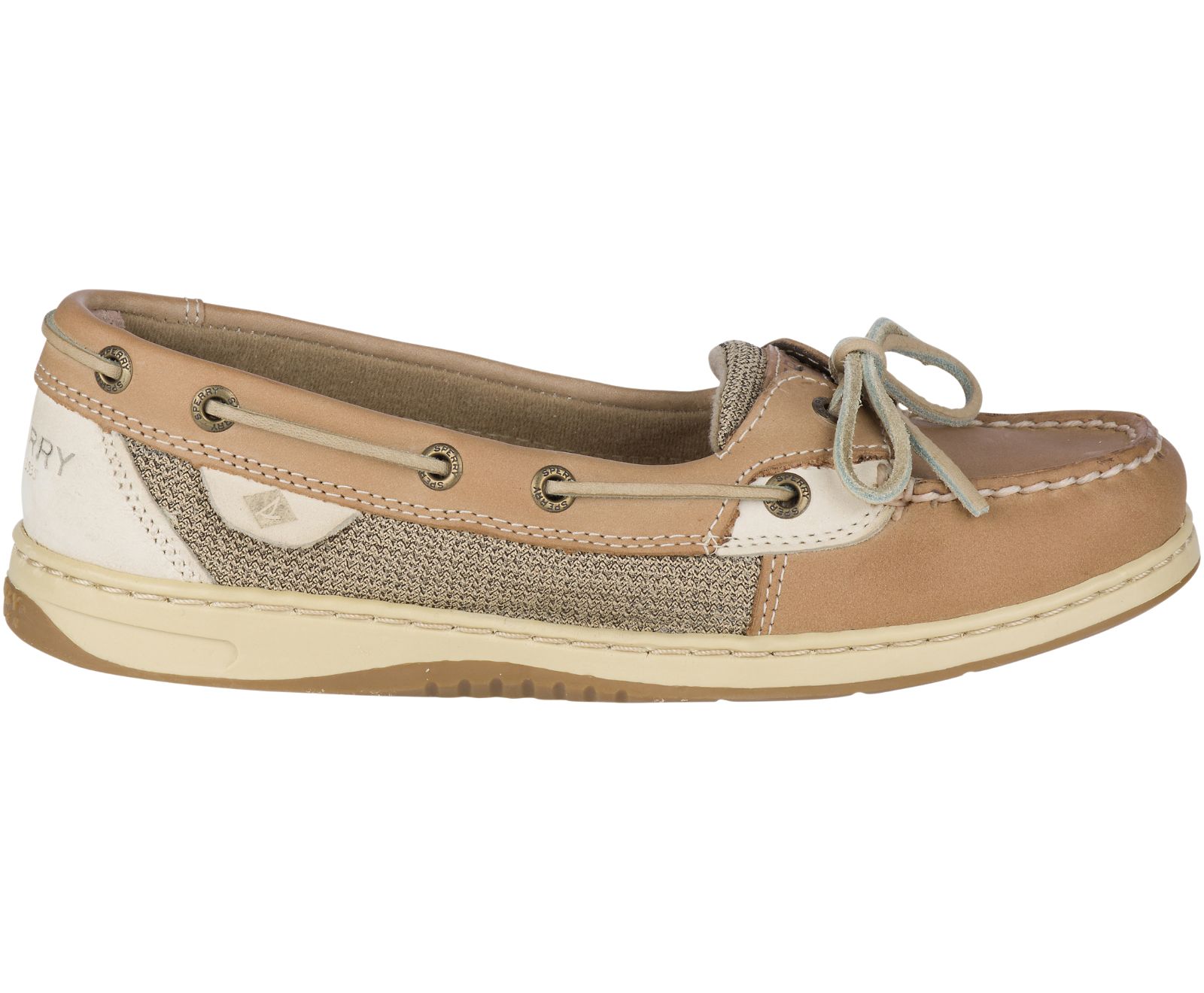 Women's Angelfish Boat Shoe - Linen Oat