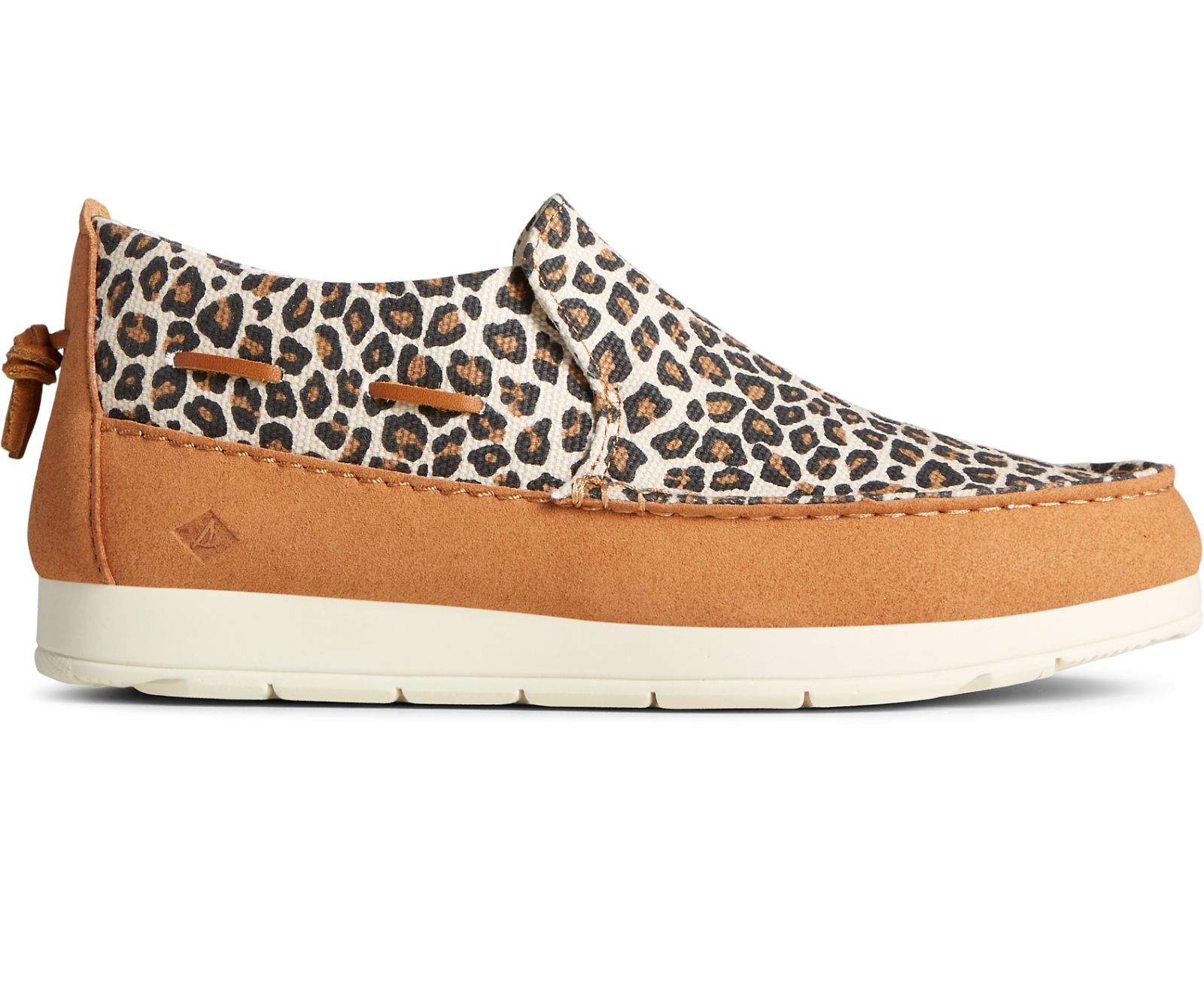 Women's Moc-Sider Leopard Slip On - Multi - Click Image to Close