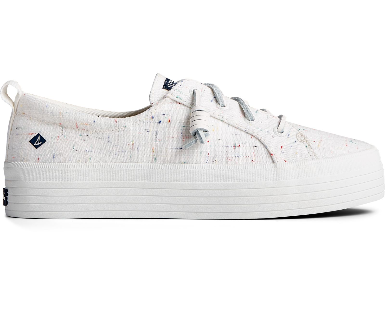 Women's Crest Vibe Platform Confetti Sneaker - Cream