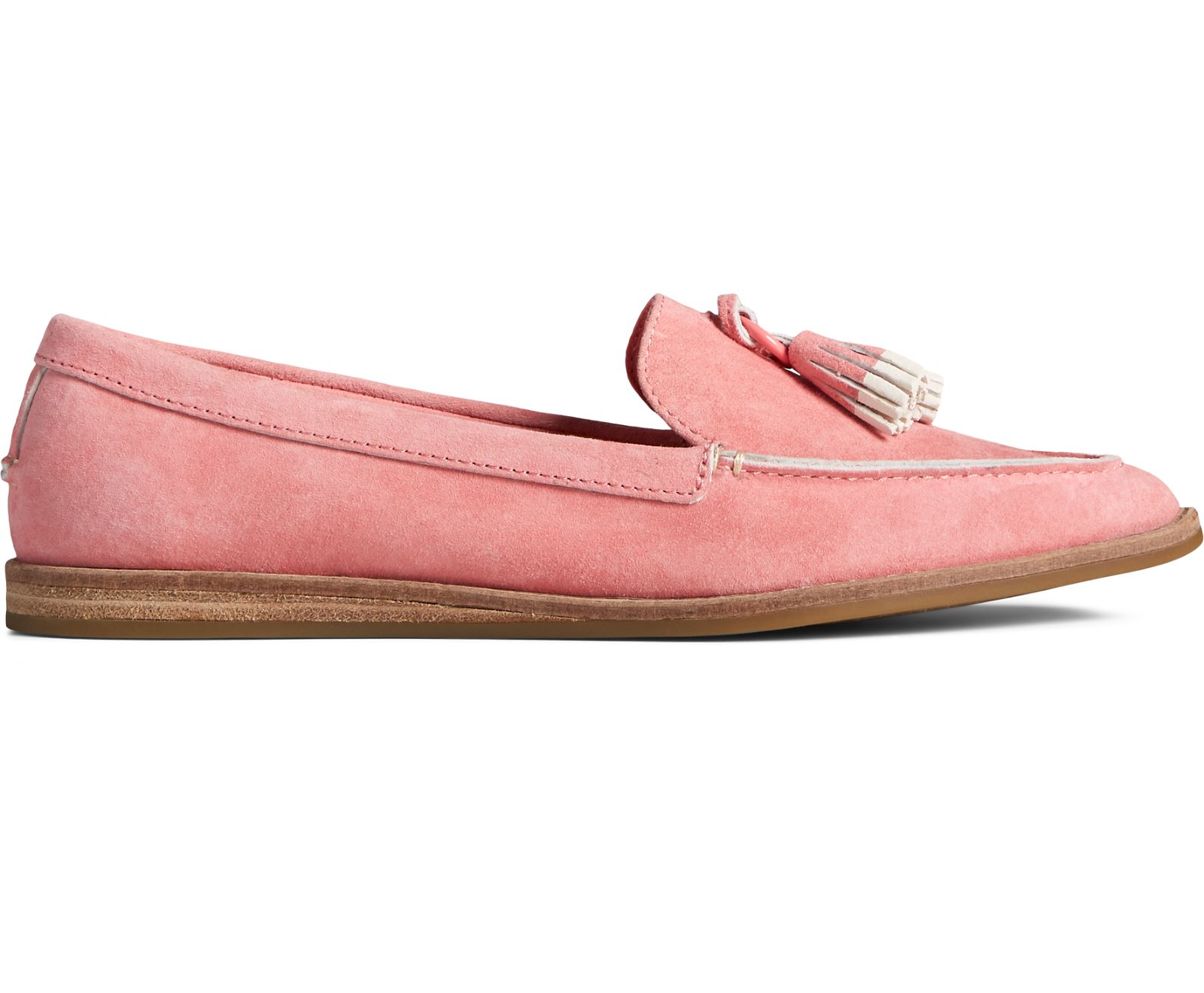 Women's Saybrook Slip On Painted Tassel Loafer - Pink - Click Image to Close