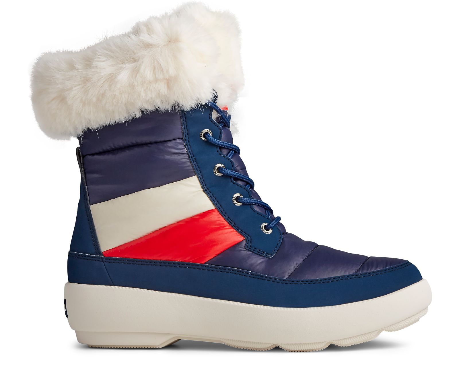 Women's Bearing PLUSHWAVE Nylon Boot - Navy - Click Image to Close