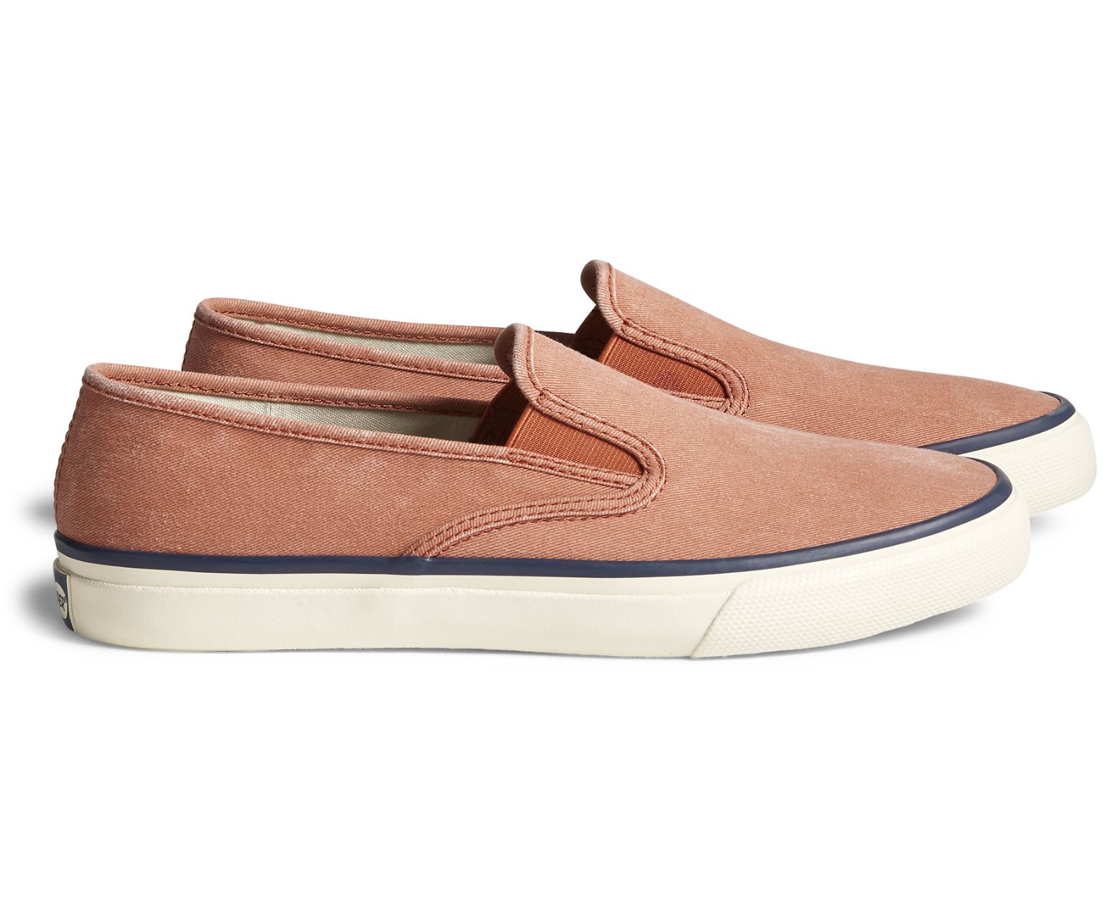 Unisex Unisex Cloud Slip On Deck Sneaker - Washed Red