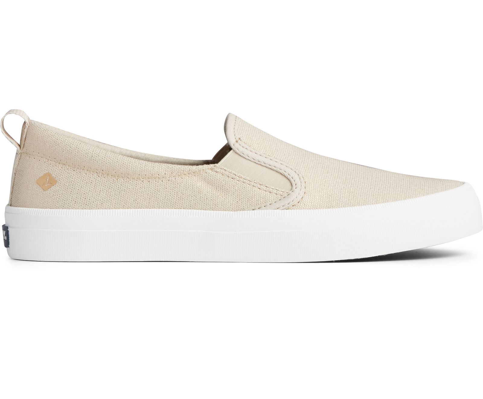 Women's Crest Twin Gore Textile Sparkle Slip On Sneaker - Gold