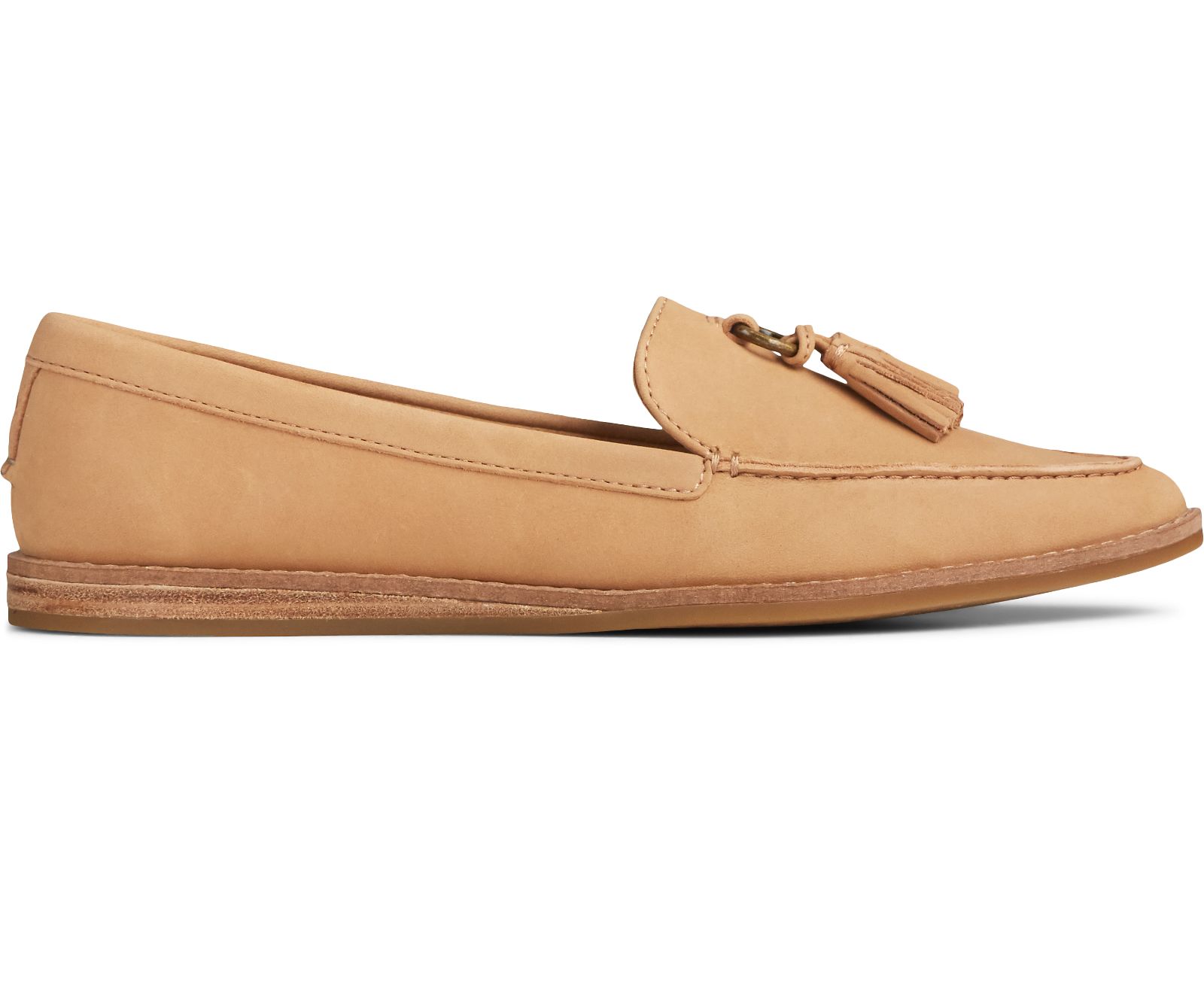 Women's Saybrook Slip On Leather Loafer - Tan - Click Image to Close