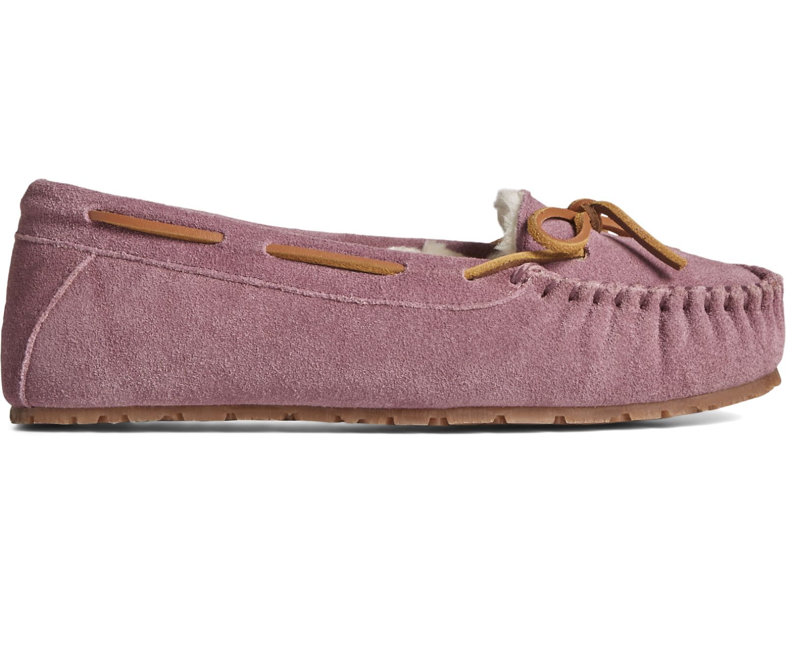 Women's Reina Junior Trapper Slipper - Mauve - Click Image to Close