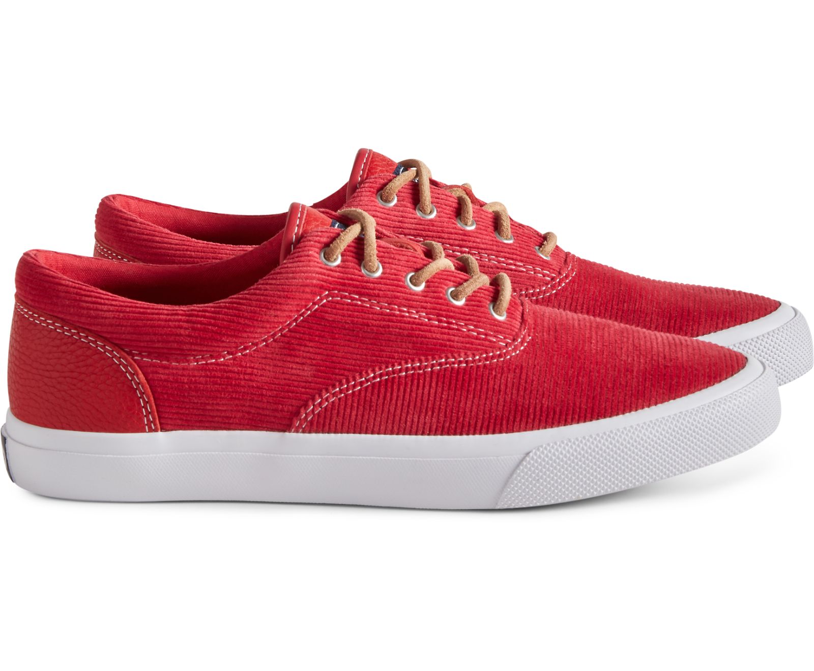 Unisex Unisex Cloud CVO Corduroy Deck Sneaker - Red - Click Image to Close