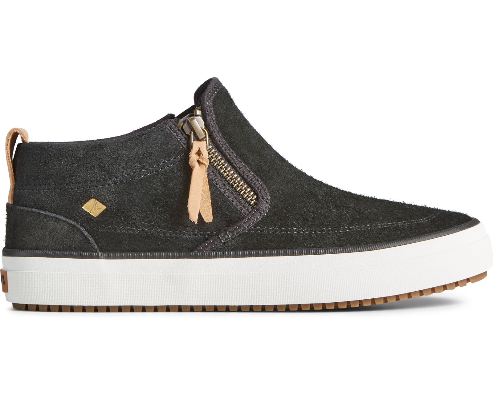 Women's Crest Lug Suede Chukka - Black - Click Image to Close