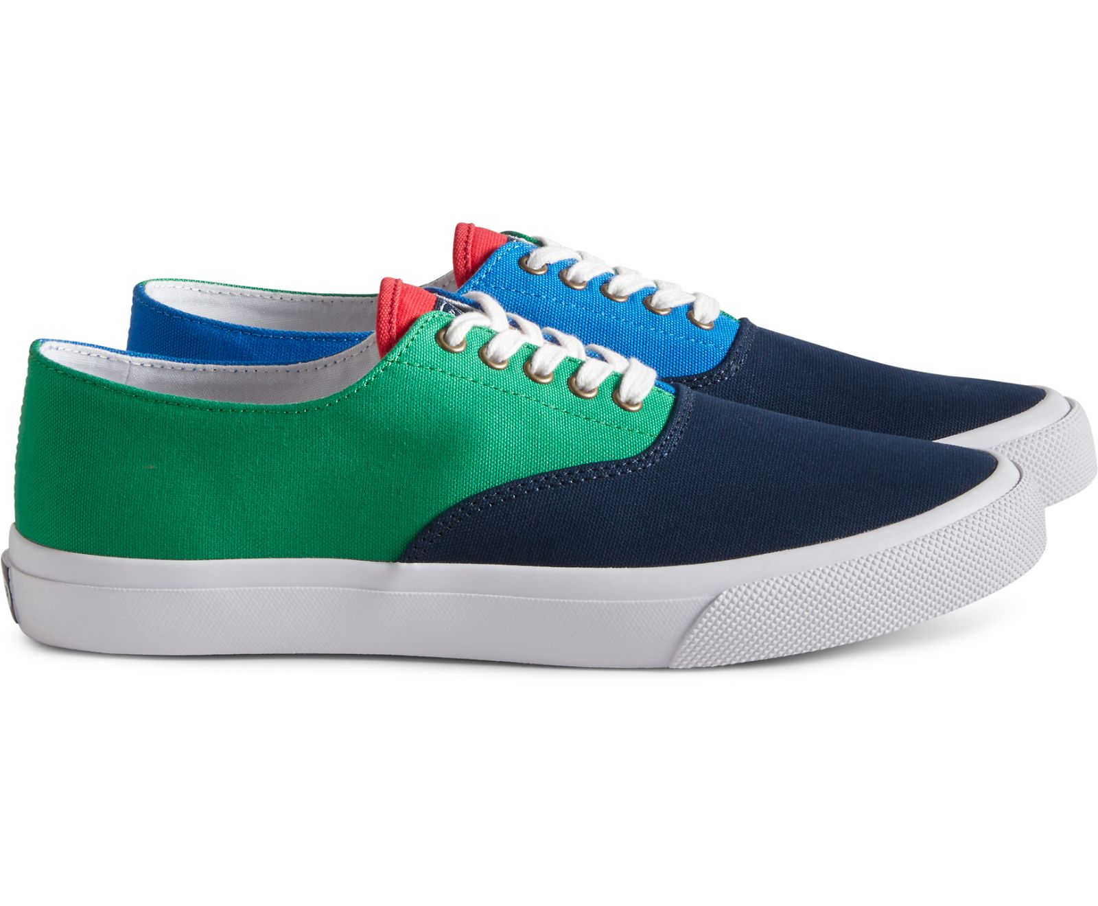 Unisex Unisex Cloud CVO Deck Sneaker - Navy Color Block - Click Image to Close