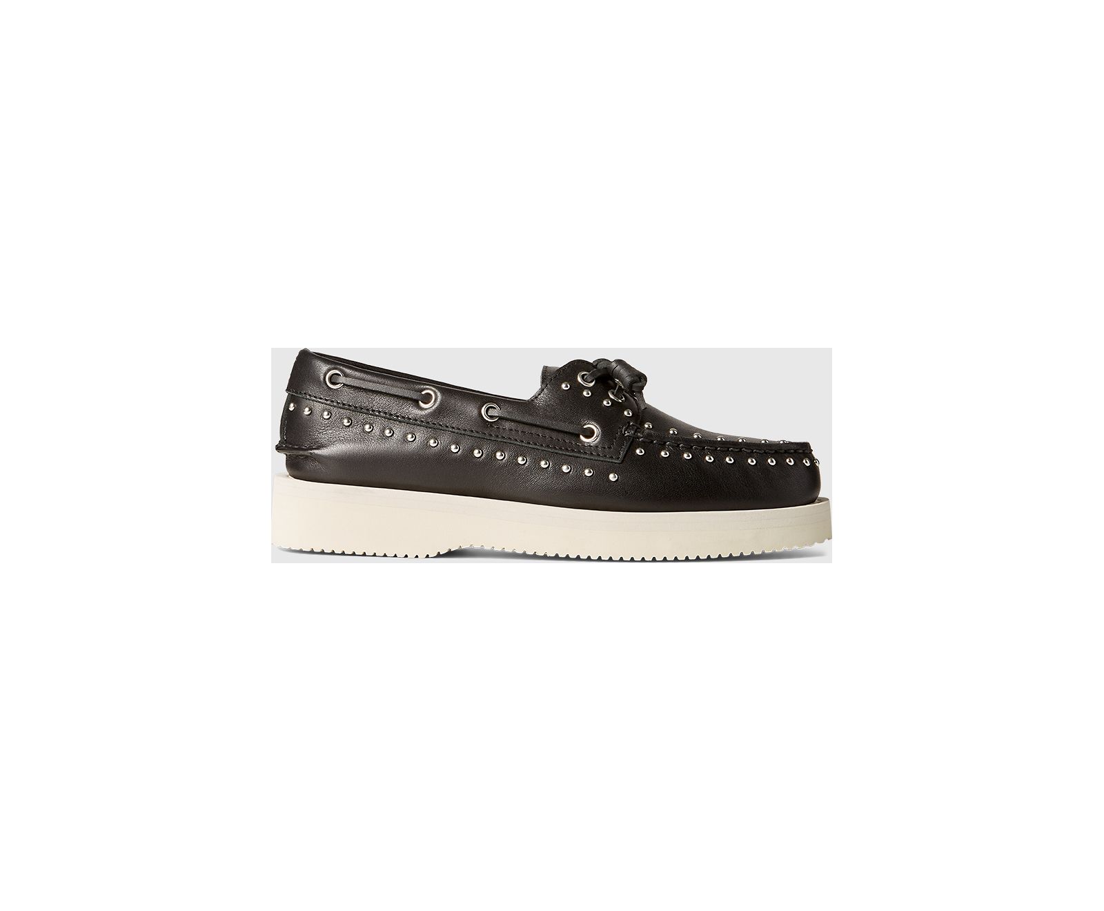 Women's Sperry x Rebecca Minkoff Authentic Original Studs Boat Shoe - Black - Click Image to Close