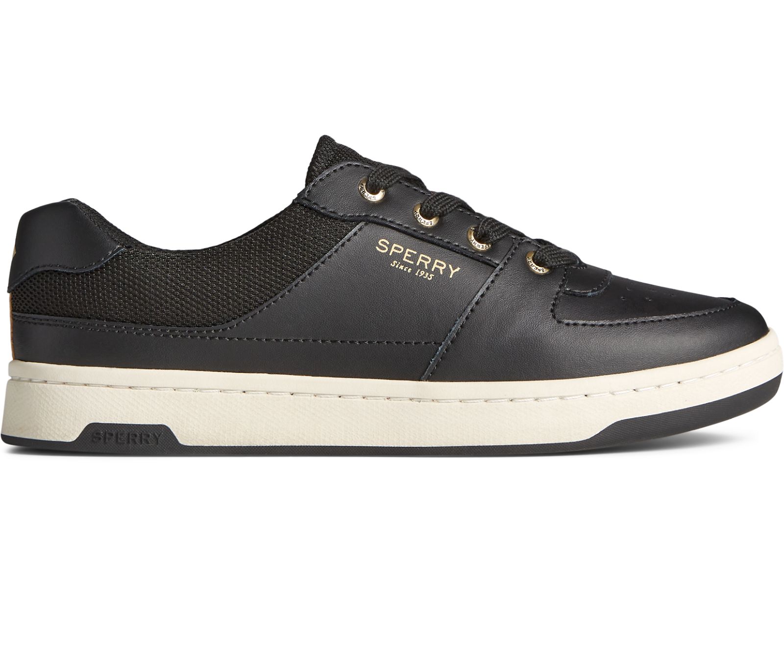 Women's Freeport Cupsole Sneaker - Black - Click Image to Close