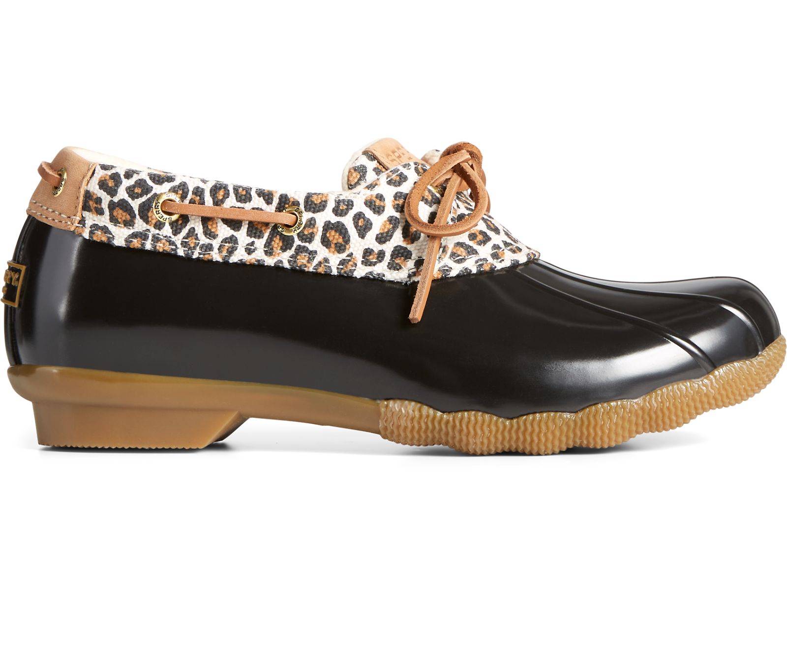 Women's Saltwater Cheetah 1-Eye Duck Boot - Tan