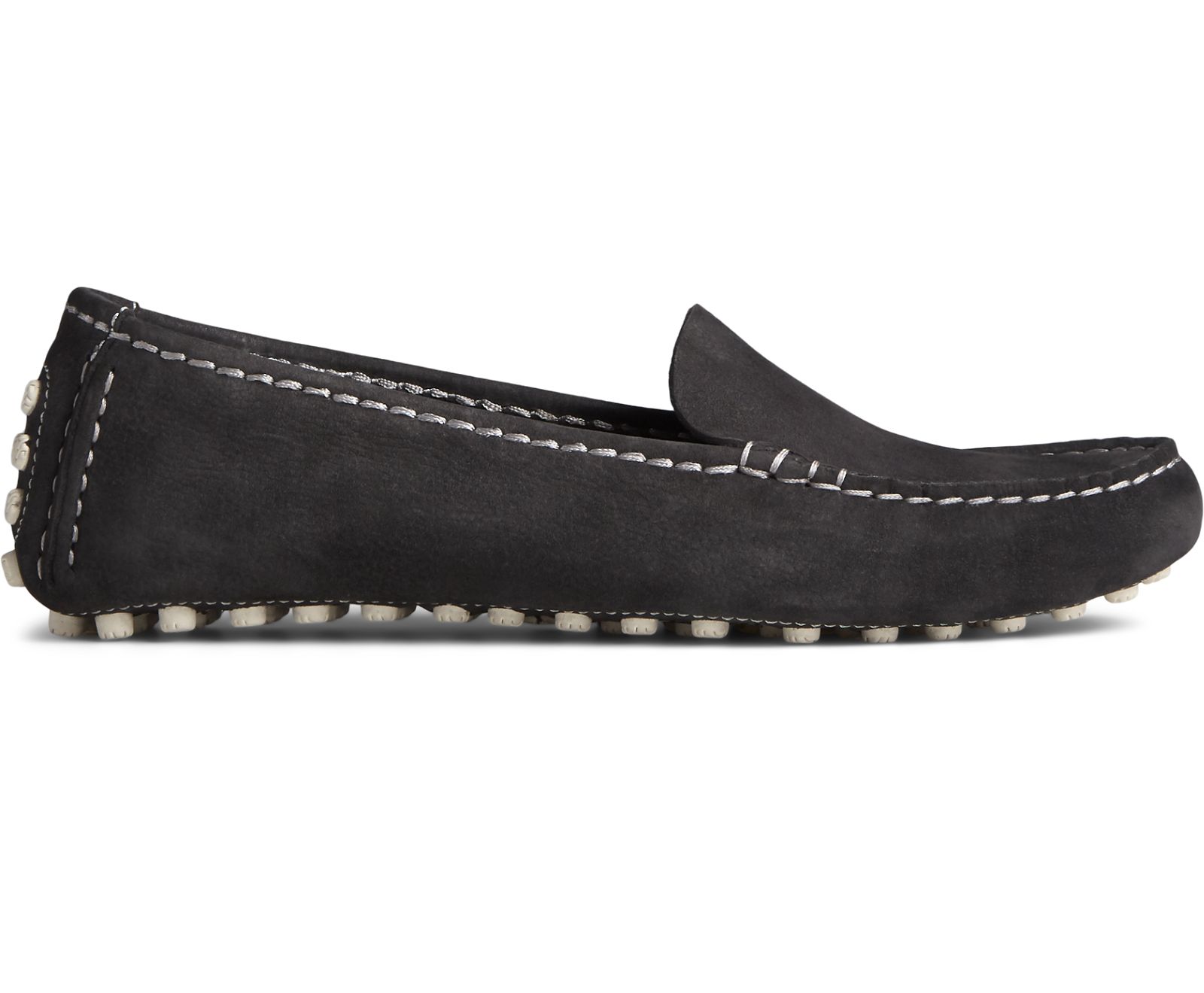 Women's Port Smooth Leather Driver - Black