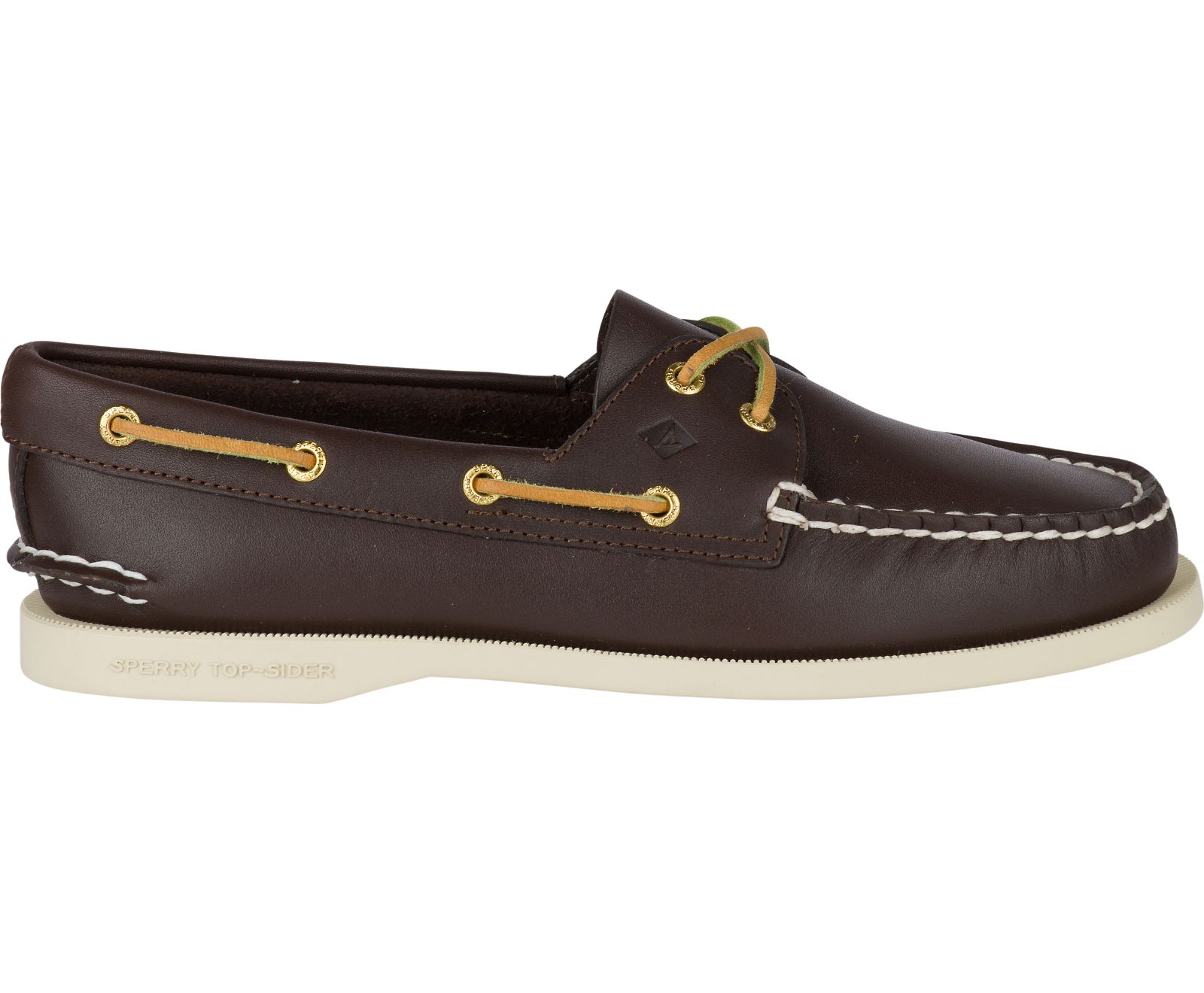 Women's Authentic Original Boat Shoe - Classic Brown Leather