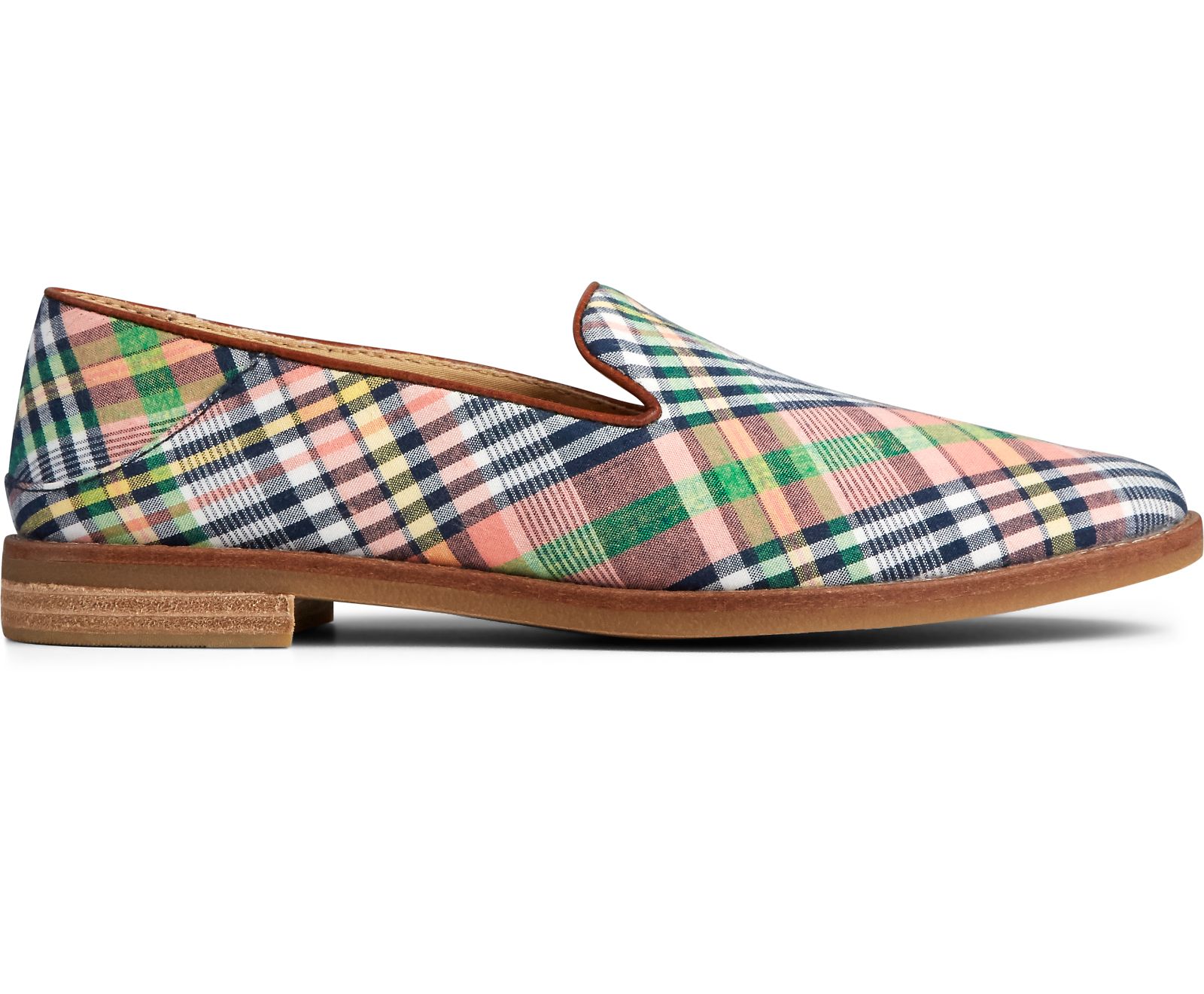 Women's Seaport Levy Washed Plaid Loafer - Kick Back Plaid - Click Image to Close