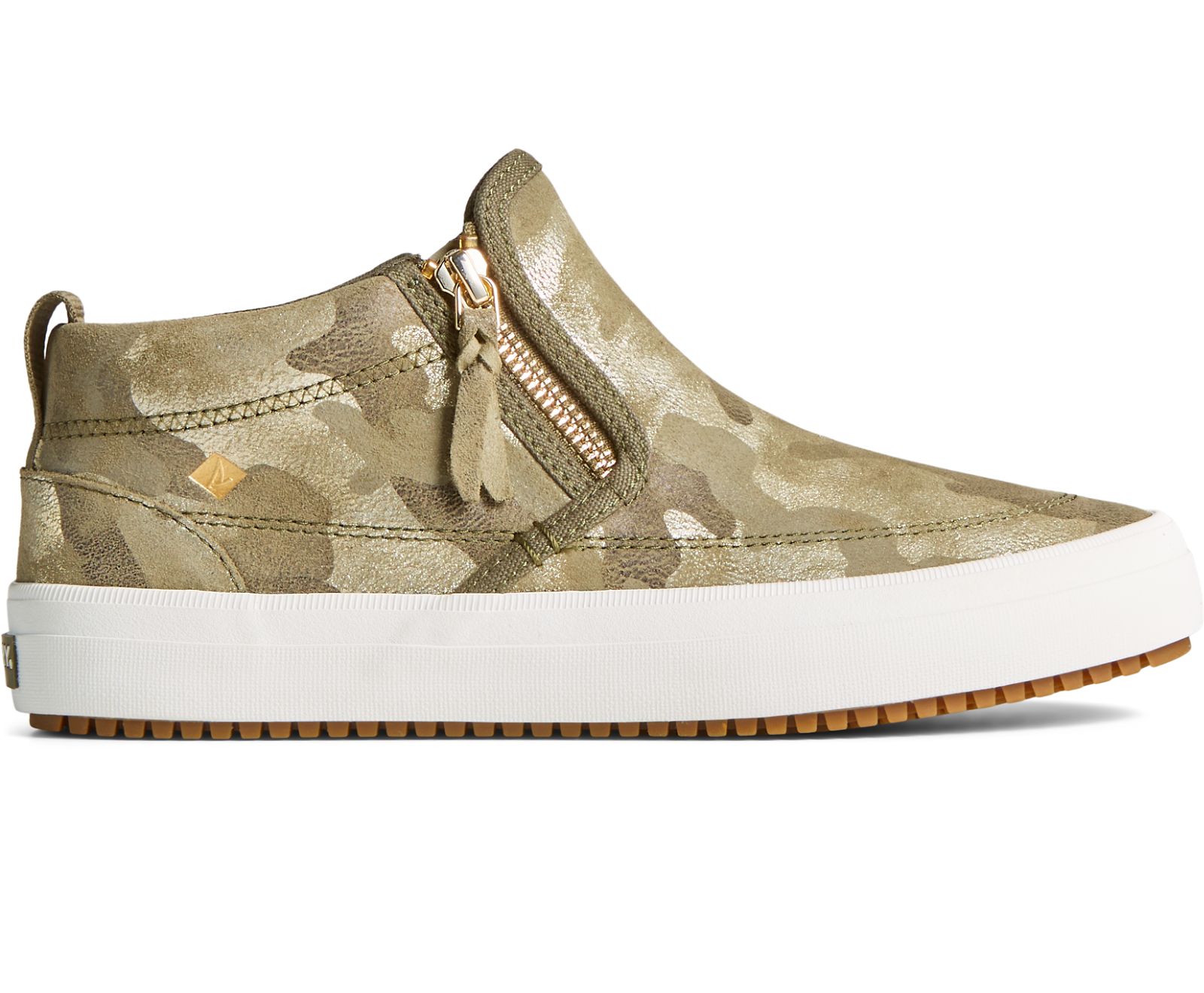 Women's Crest Lug Suede Chukka - Olive - Click Image to Close