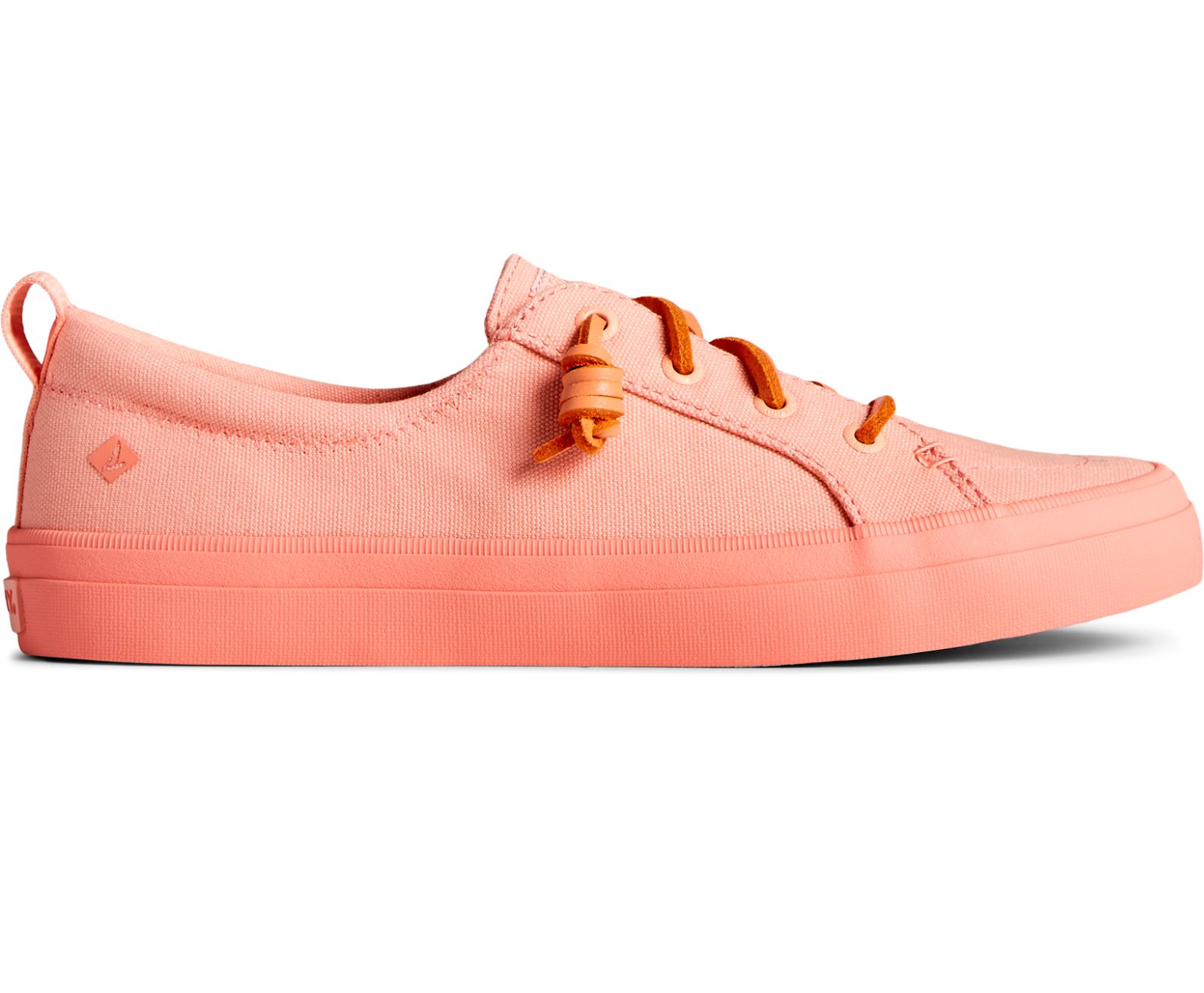 Women's Crest Vibe Pastel Textile Sneaker - Pink - Click Image to Close