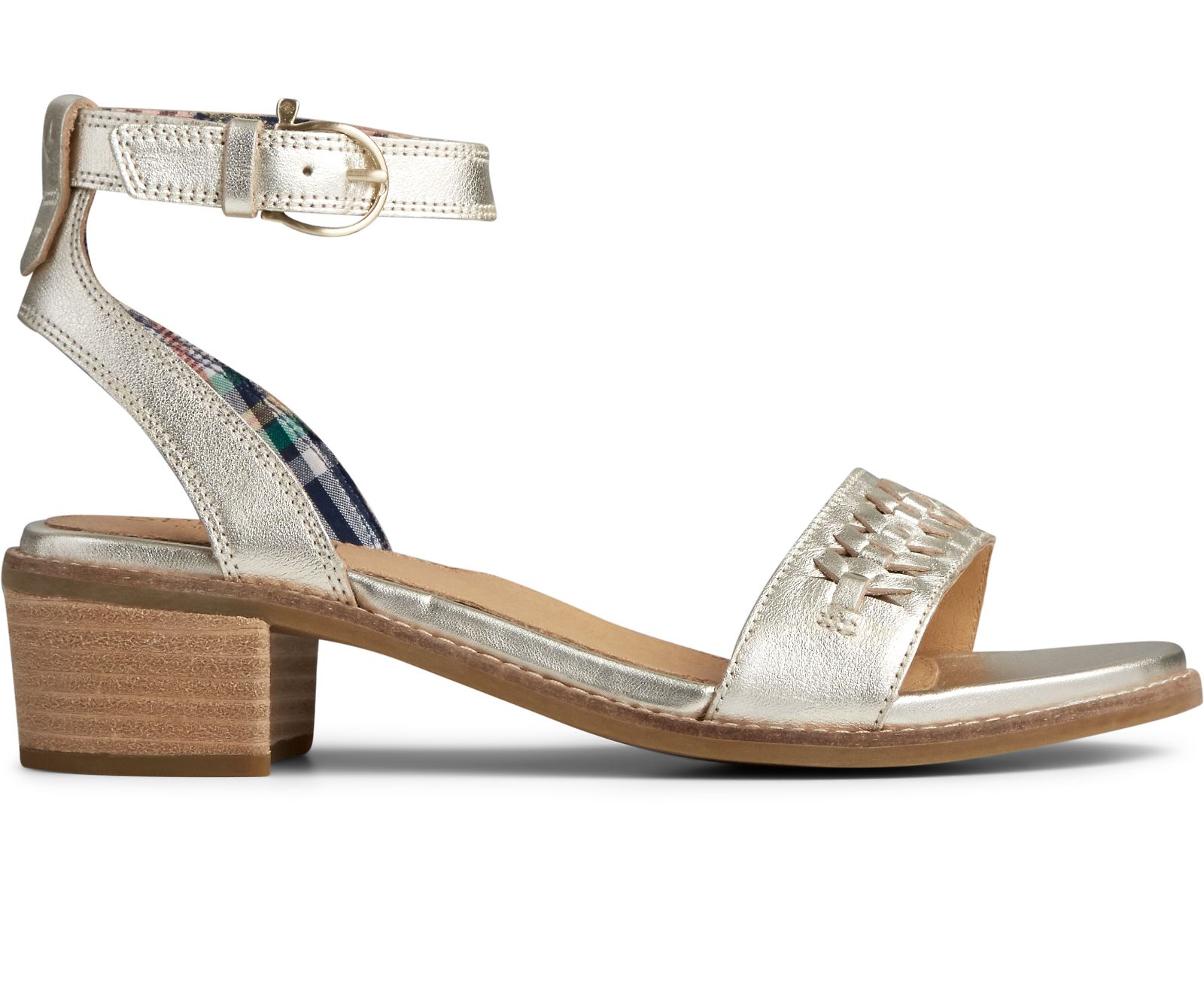 Women's Seaport Ankle Strap City Sandal - Platinum