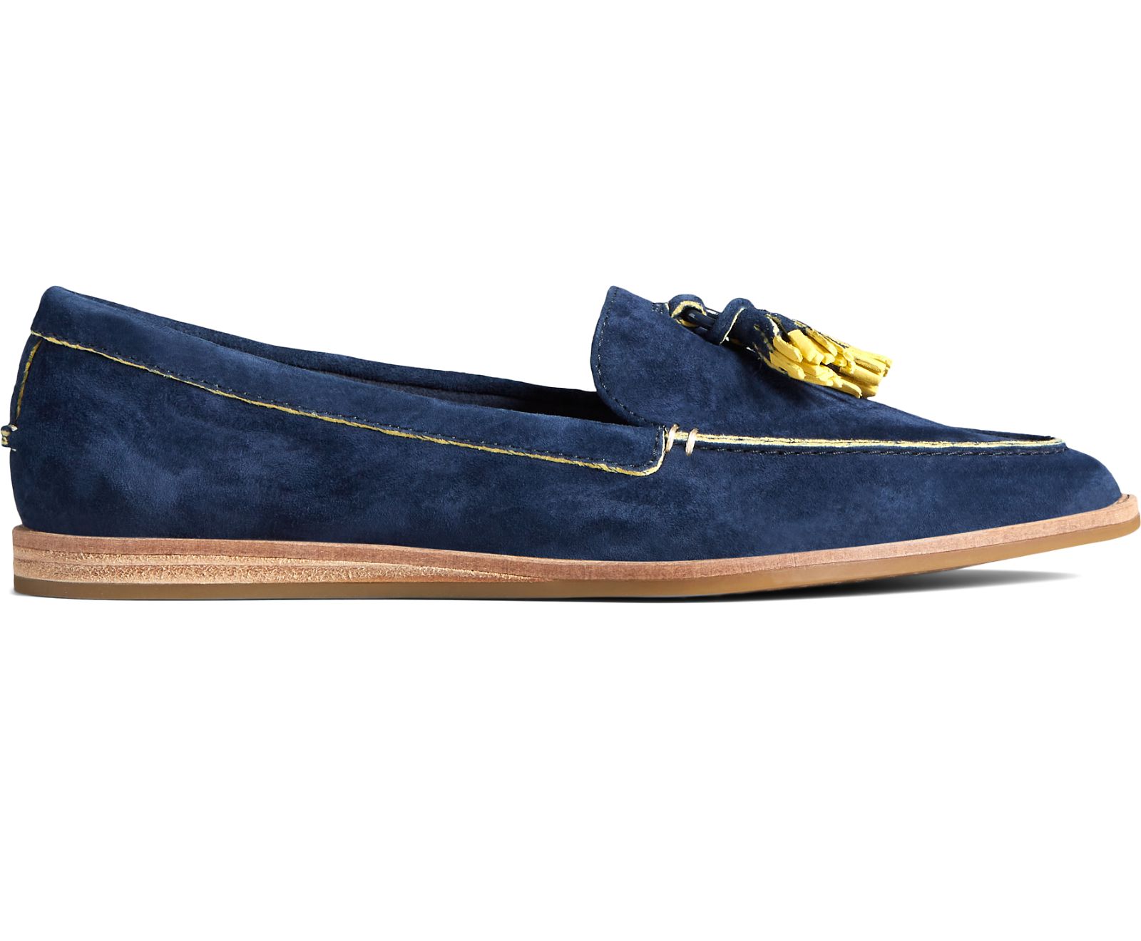 Women's Saybrook Slip On Painted Tassel Loafer - Navy - Click Image to Close