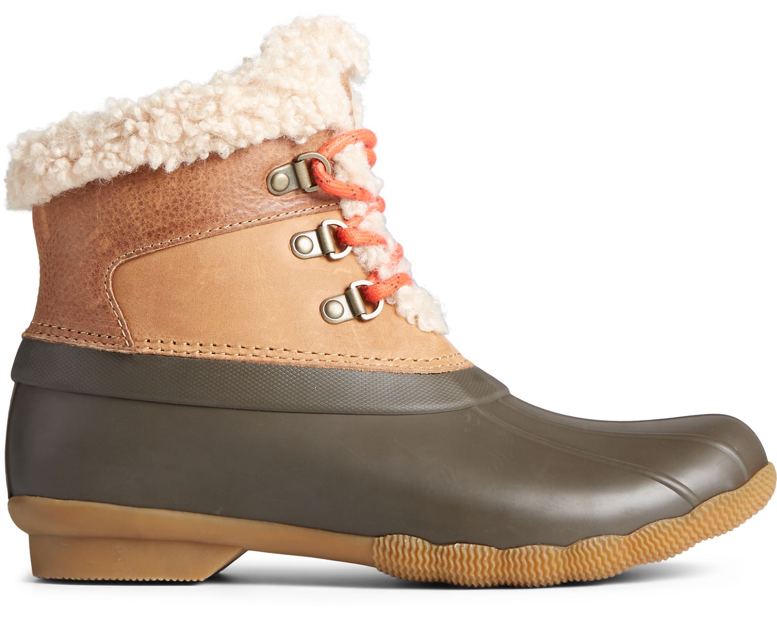 Women's Saltwater Alpine Duck Boot - Tan - Click Image to Close