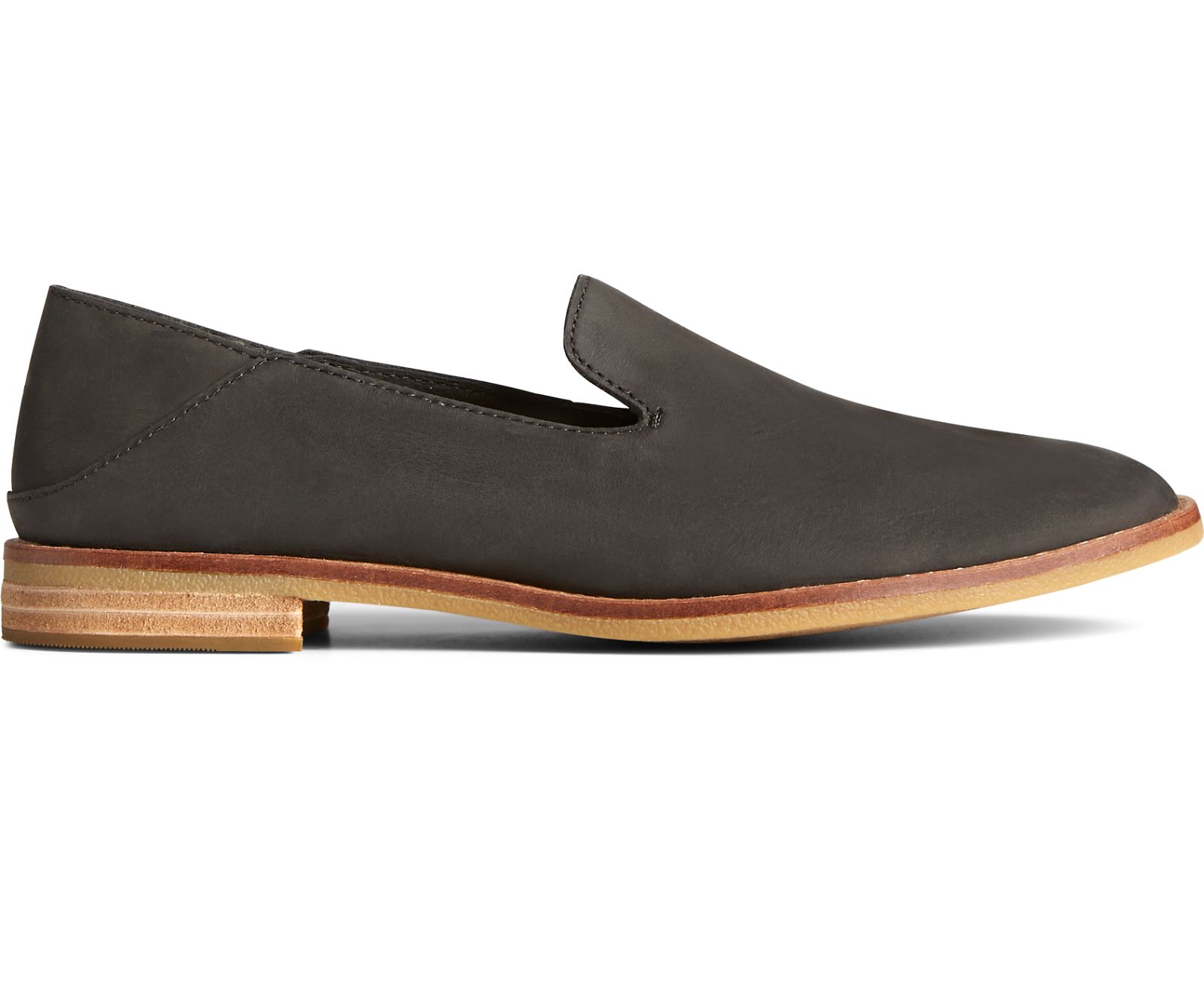 Women's Seaport Levy Leather Loafer - Black - Click Image to Close