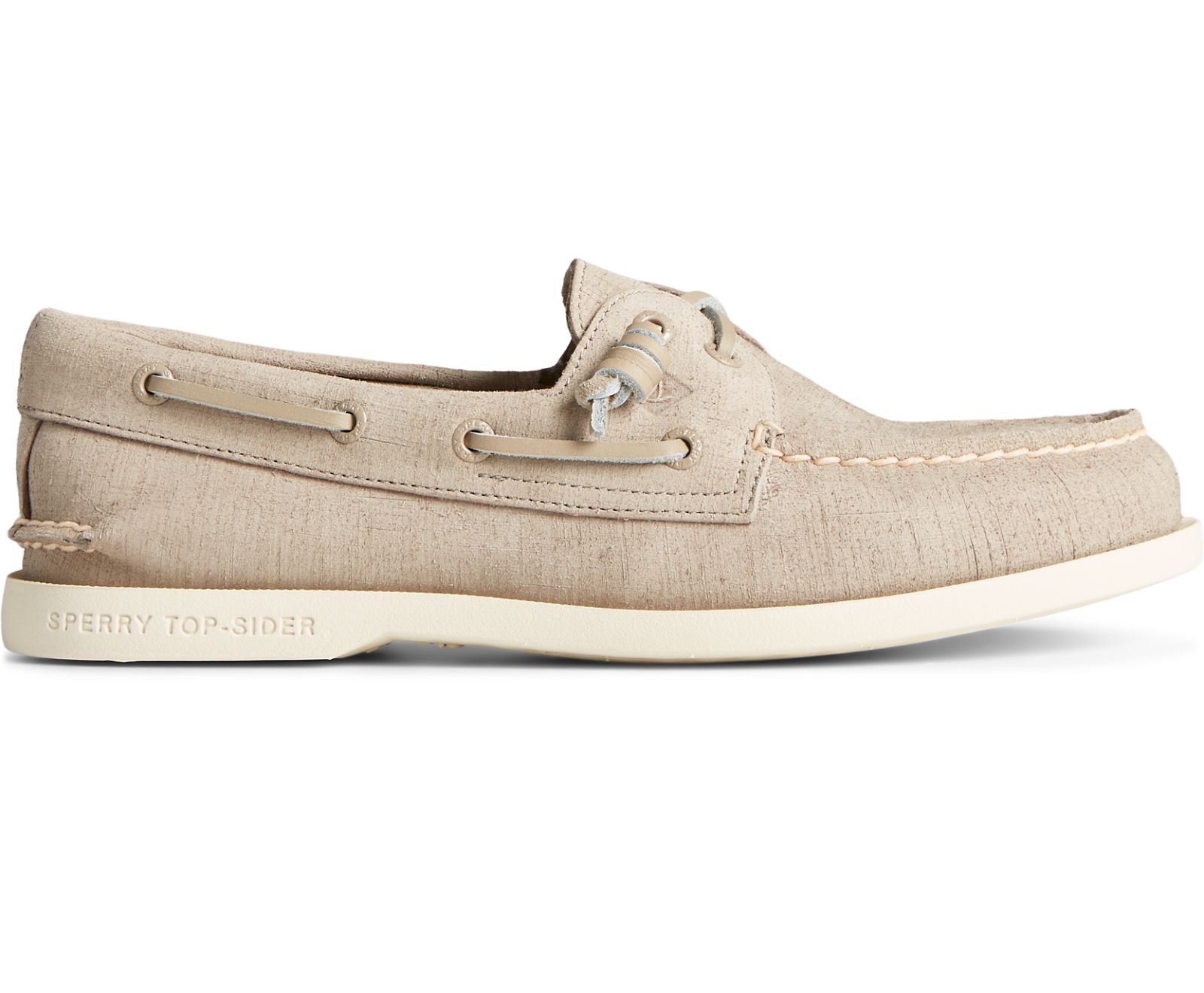 Women\'s Authentic Original 2-Eye PLUSHWAVE Checkmate Boat Shoe - Taupe