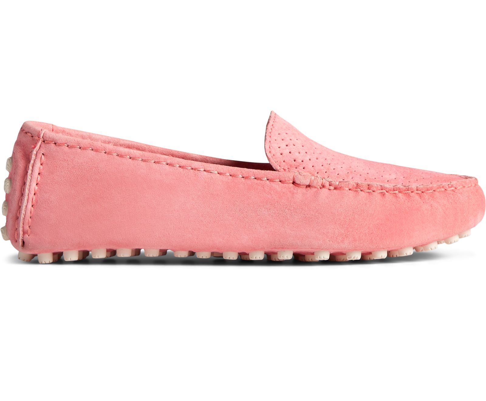 Women's Port Suede Driver - Pink - Click Image to Close