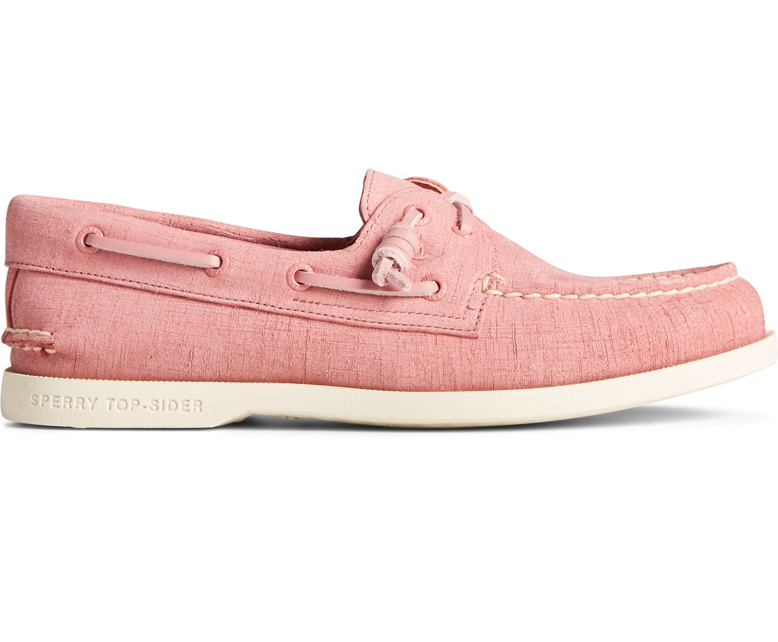 Women's Authentic Original 2-Eye PLUSHWAVE Checkmate Boat Shoe - Dusty Rose - Click Image to Close