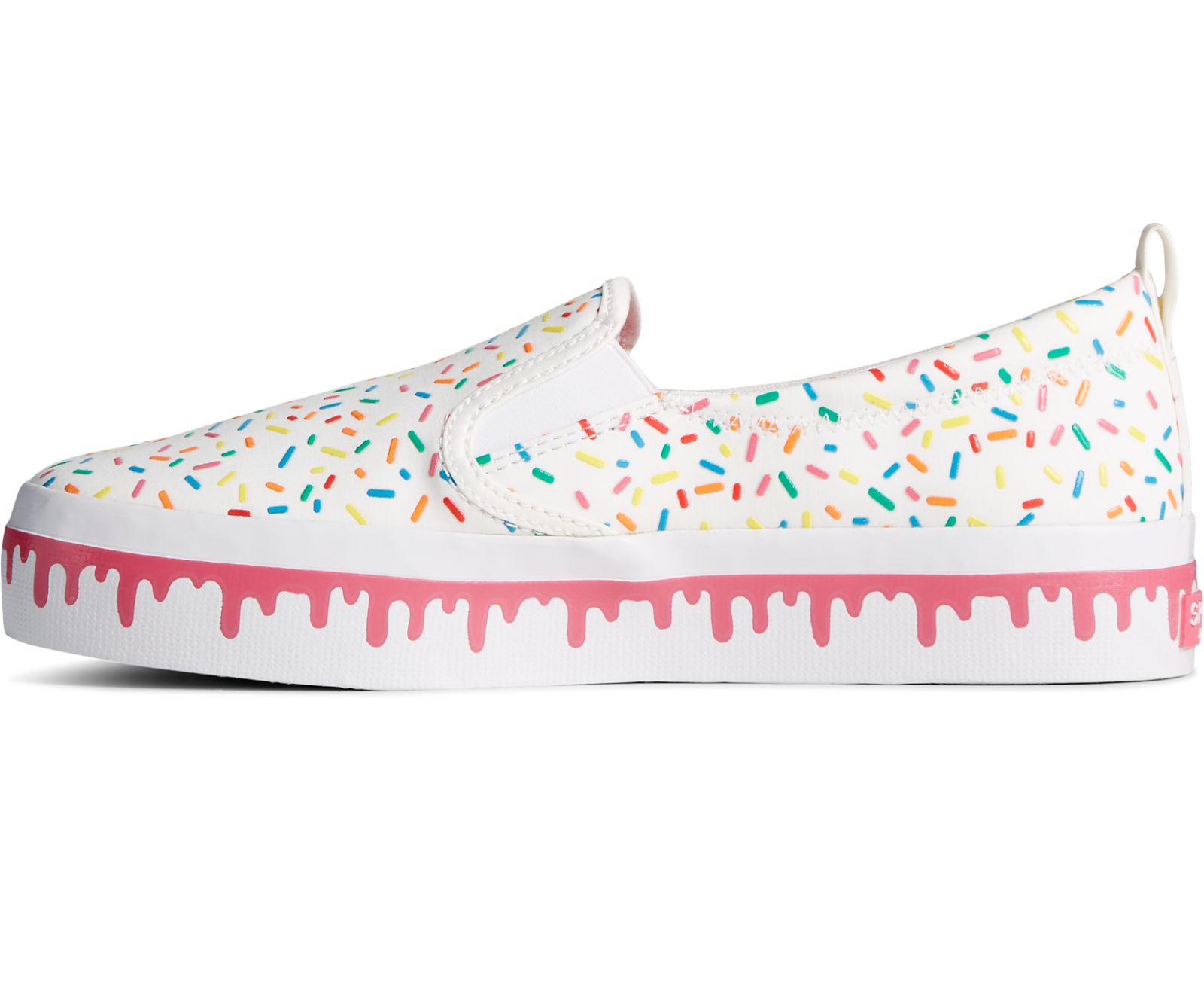 Women's Crest Twin Gore Rainbow Sprinkles Platform Slip On Sneaker - Sprinkles