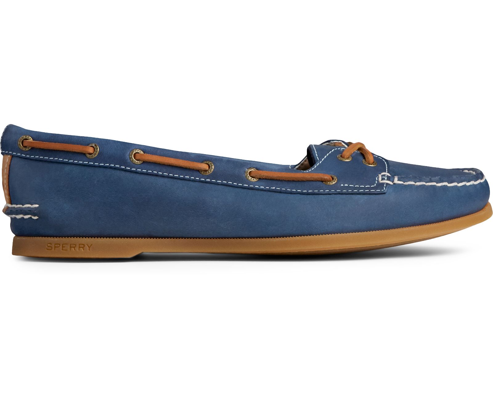 Women's Authentic Original Skimmer Boat Shoe - Navy - Click Image to Close