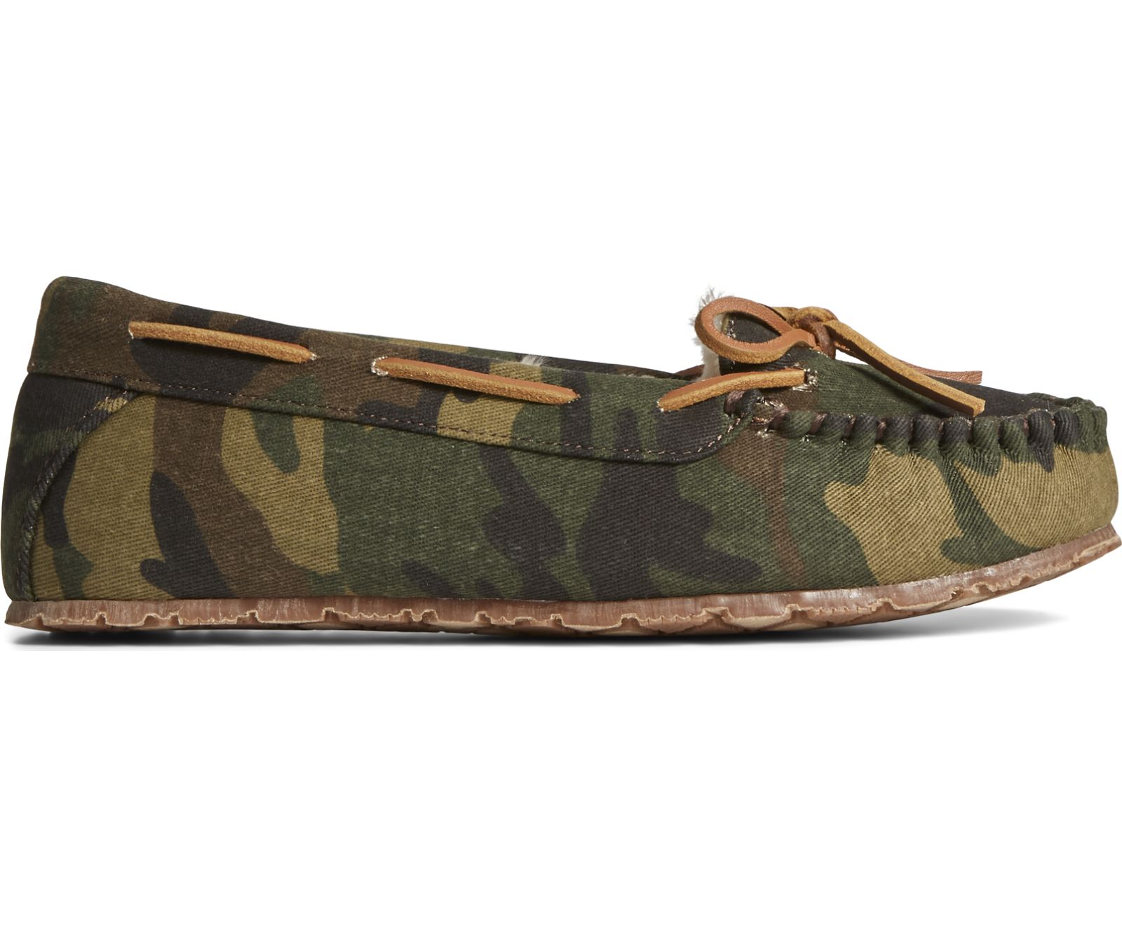 Women's Reina Junior Trapper Slipper - Camo - Click Image to Close