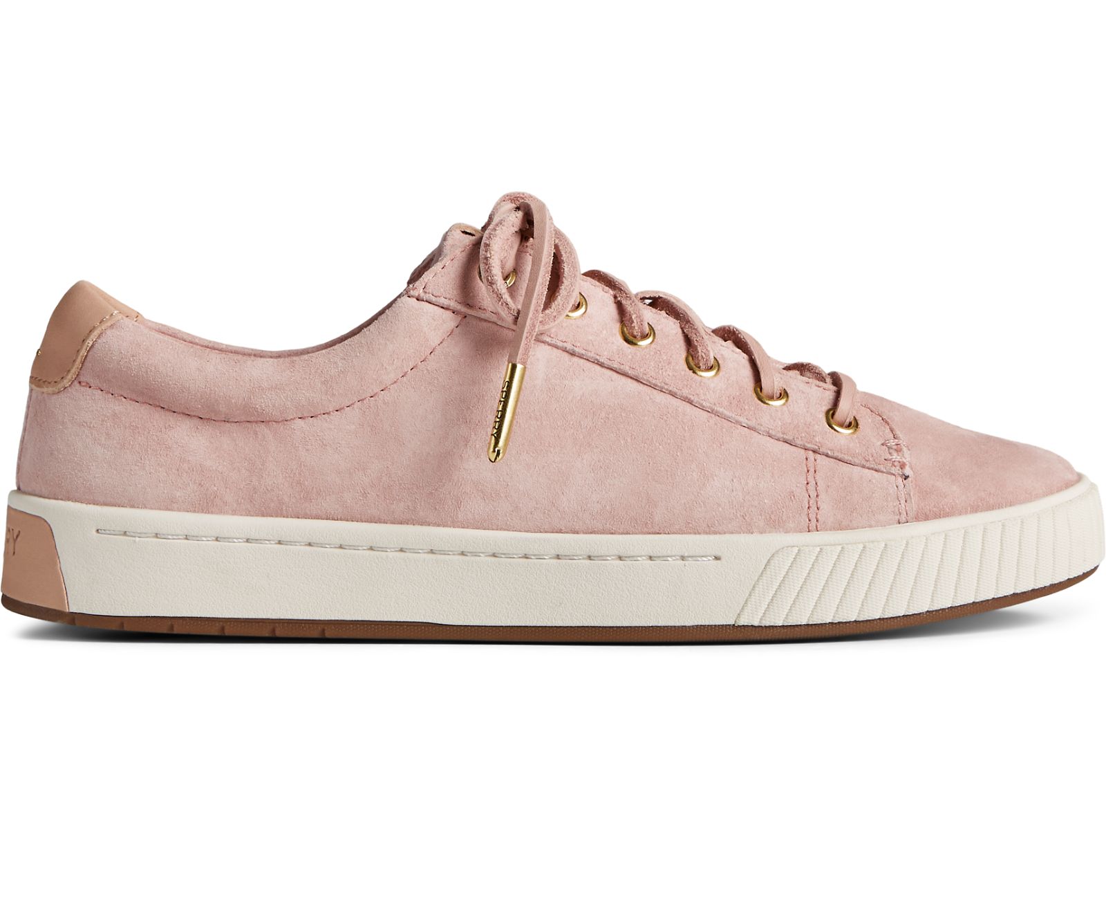 Women's Anchor PLUSHWAVE LTT Leather Sneaker - Blush - Click Image to Close