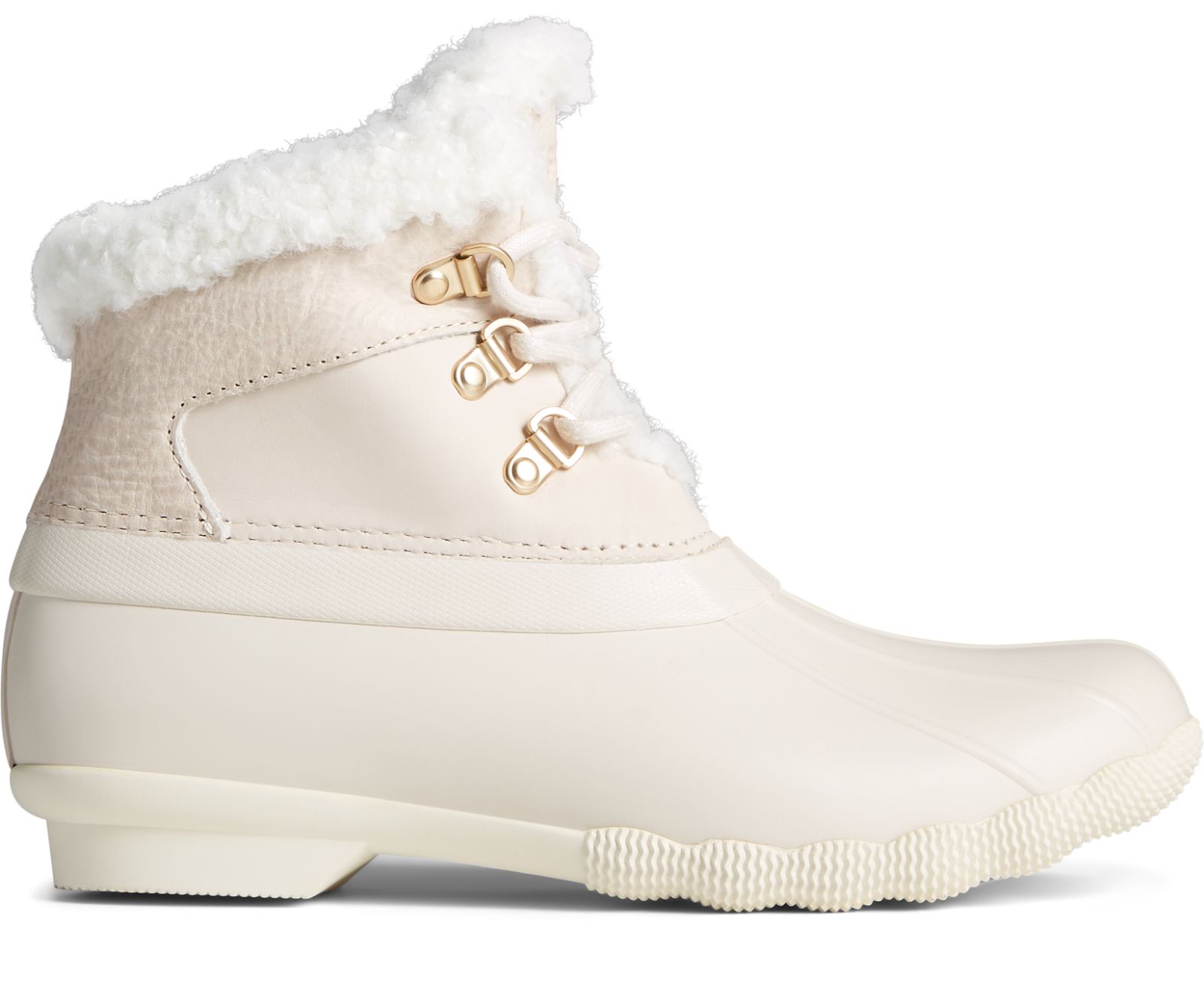 Women's Saltwater Alpine Duck Boot - Ivory - Click Image to Close